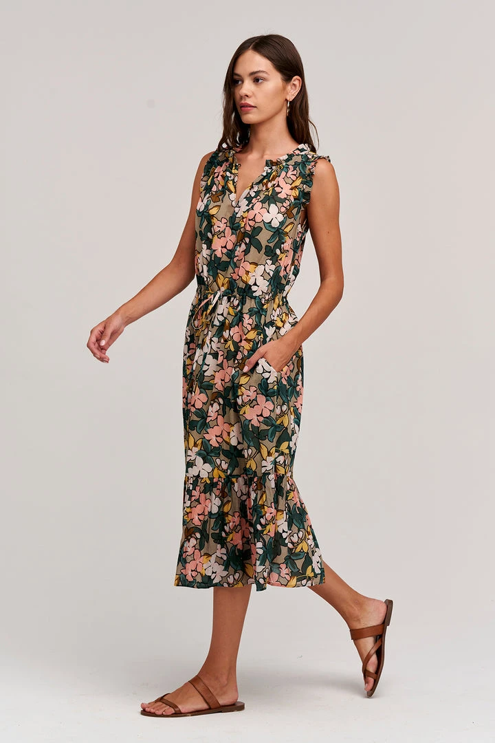 Velvet By Graham & Spencer Womens MORGAN PRINTED MIDI DRESS 4 Velvet By Graham & Spencer Womens MORGAN PRINTED MIDI DRESS