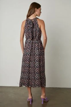Velvet By Graham & Spencer EDANA PRINTED MAXI DRESS Womens 13 Velvet By Graham & Spencer EDANA PRINTED MAXI DRESS Womens
