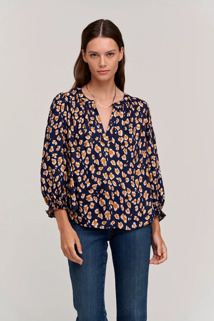 Velvet By Graham & Spencer KACY PRINTED BLOUSE 3 Velvet By Graham & Spencer KACY PRINTED BLOUSE