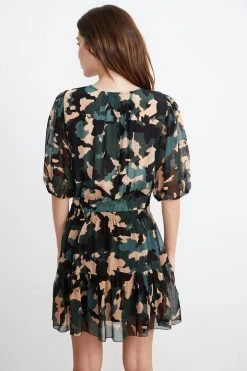 Velvet By Graham & Spencer Womens SASKIA HALF PLACKET DRESS