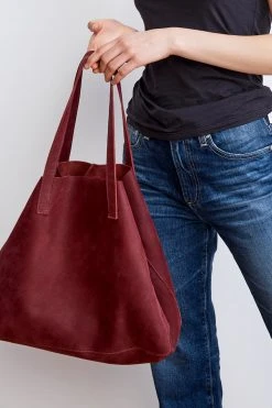 Velvet By Graham & Spencer CLOVER LEATHER TOTE