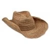 Velvet By Graham & Spencer Womens RAFFIA CROCHET COWBOY HAT