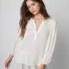 Velvet By Graham & Spencer ELIZA HALF PLACKET BLOUSE 1 Velvet By Graham & Spencer ELIZA HALF PLACKET BLOUSE