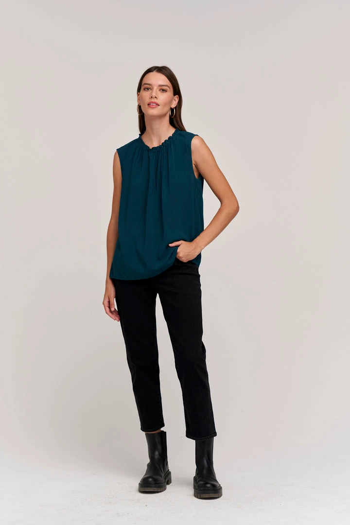 Velvet By Graham & Spencer WENNA SLEEVELESS BLOUSE 14 Velvet By Graham & Spencer WENNA SLEEVELESS BLOUSE