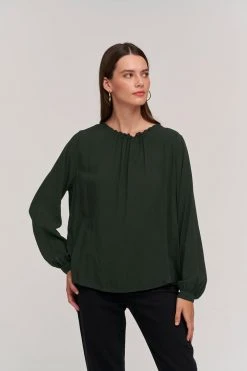 Velvet By Graham & Spencer Womens GINGER CHALLIS NECK TIE TOP 15 Velvet By Graham & Spencer Womens GINGER CHALLIS NECK TIE TOP