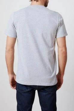 Velvet By Graham & Spencer SAMSEN HEATHER GREY WHISPER CLASSIC V-NECK TEE Mens 5 Velvet By Graham & Spencer SAMSEN HEATHER GREY WHISPER CLASSIC V-NECK TEE Mens