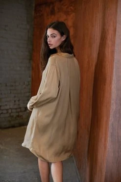 Velvet By Graham & Spencer Womens SAVANNAH BUTTON-UP DRESS