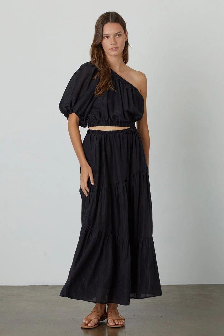Velvet By Graham & Spencer CRISTA ONE SHOULDER MAXI DRESS Womens 6 Velvet By Graham & Spencer CRISTA ONE SHOULDER MAXI DRESS Womens