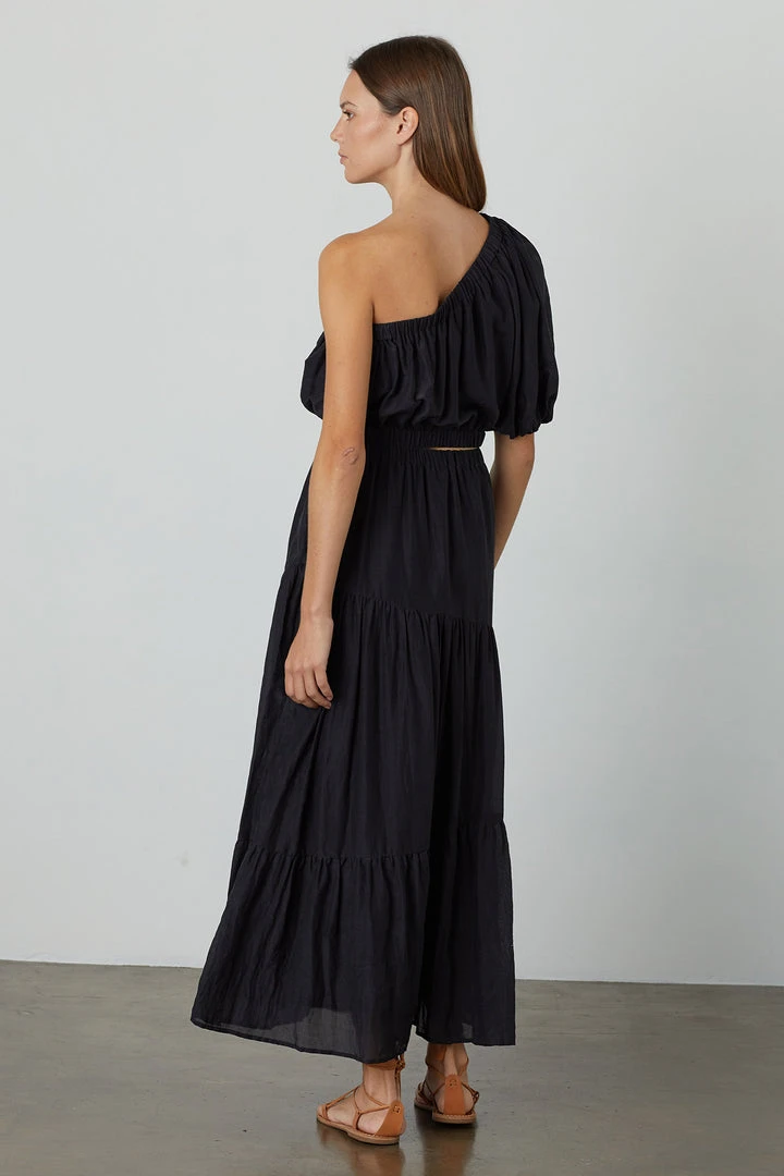 Velvet By Graham & Spencer CRISTA ONE SHOULDER MAXI DRESS Womens 5 Velvet By Graham & Spencer CRISTA ONE SHOULDER MAXI DRESS Womens