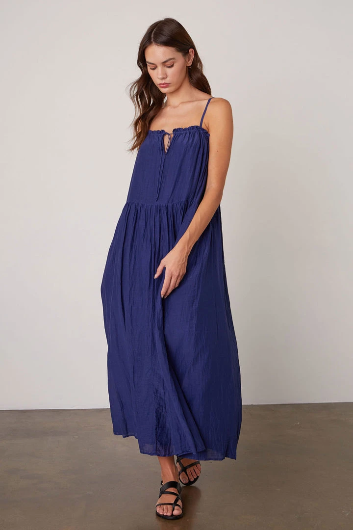 Velvet By Graham & Spencer Womens FARRAH RUFFLE CAMI DRESS 14 Velvet By Graham & Spencer Womens FARRAH RUFFLE CAMI DRESS