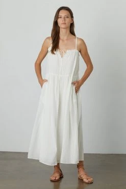 Velvet By Graham & Spencer Womens FARRAH RUFFLE CAMI DRESS 23 Velvet By Graham & Spencer Womens FARRAH RUFFLE CAMI DRESS