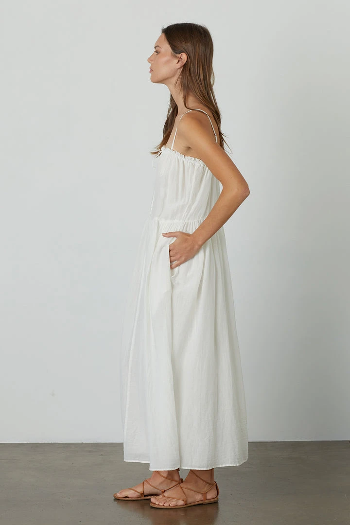 Velvet By Graham & Spencer Womens FARRAH RUFFLE CAMI DRESS 10 Velvet By Graham & Spencer Womens FARRAH RUFFLE CAMI DRESS