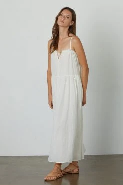 Velvet By Graham & Spencer Womens FARRAH RUFFLE CAMI DRESS 20 Velvet By Graham & Spencer Womens FARRAH RUFFLE CAMI DRESS