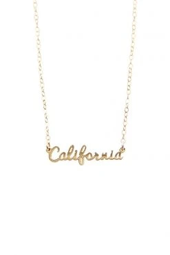 Velvet By Graham & Spencer CALIFORNIA SCRIPT NECKLACE By SEOUL LITTLE