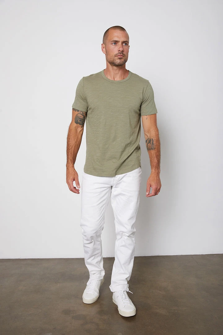 Velvet By Graham & Spencer Mens AMARO CREW NECK SLUB TEE 27 Velvet By Graham & Spencer Mens AMARO CREW NECK SLUB TEE