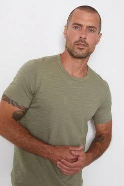 Velvet By Graham & Spencer Mens AMARO CREW NECK SLUB TEE 81 Velvet By Graham & Spencer Mens AMARO CREW NECK SLUB TEE