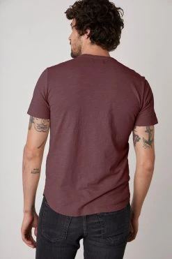 Velvet By Graham & Spencer Mens AMARO CREW NECK SLUB TEE 107 Velvet By Graham & Spencer Mens AMARO CREW NECK SLUB TEE