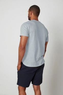 Velvet By Graham & Spencer Mens AMARO CREW NECK SLUB TEE