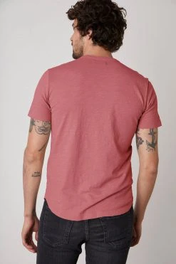 Velvet By Graham & Spencer Mens AMARO CREW NECK SLUB TEE 109 Velvet By Graham & Spencer Mens AMARO CREW NECK SLUB TEE
