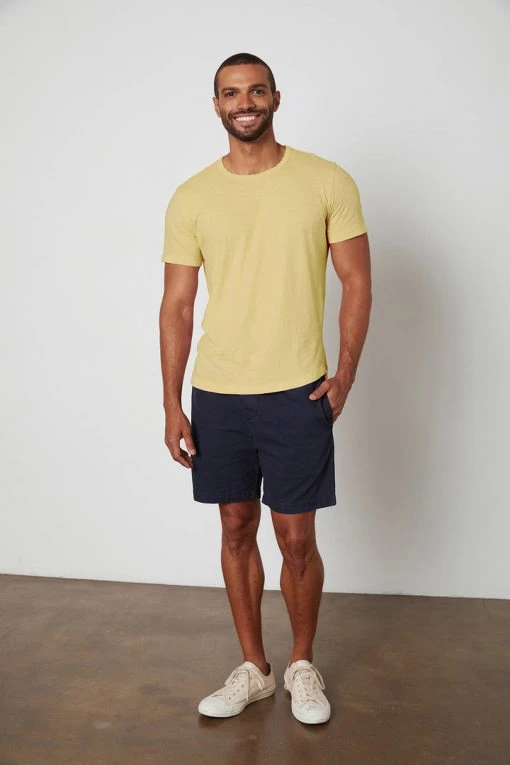 Velvet By Graham & Spencer Mens AMARO CREW NECK SLUB TEE 7 Velvet By Graham & Spencer Mens AMARO CREW NECK SLUB TEE