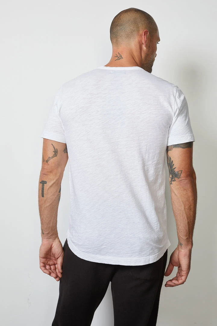 Velvet By Graham & Spencer Mens AMARO CREW NECK SLUB TEE 34 Velvet By Graham & Spencer Mens AMARO CREW NECK SLUB TEE