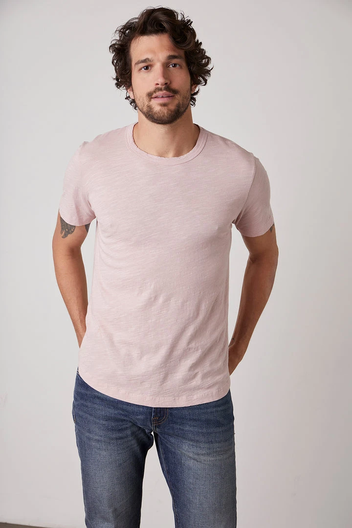 Velvet By Graham & Spencer Mens AMARO CREW NECK SLUB TEE 3 Velvet By Graham & Spencer Mens AMARO CREW NECK SLUB TEE