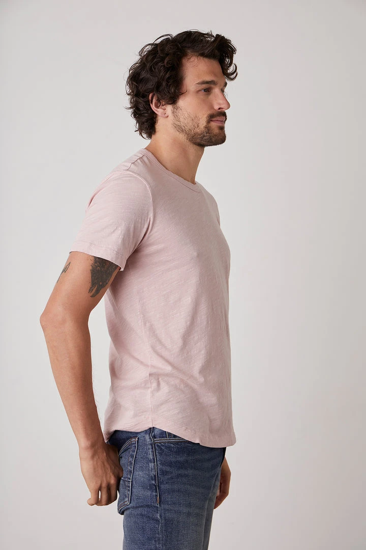 Velvet By Graham & Spencer Mens AMARO CREW NECK SLUB TEE 4 Velvet By Graham & Spencer Mens AMARO CREW NECK SLUB TEE