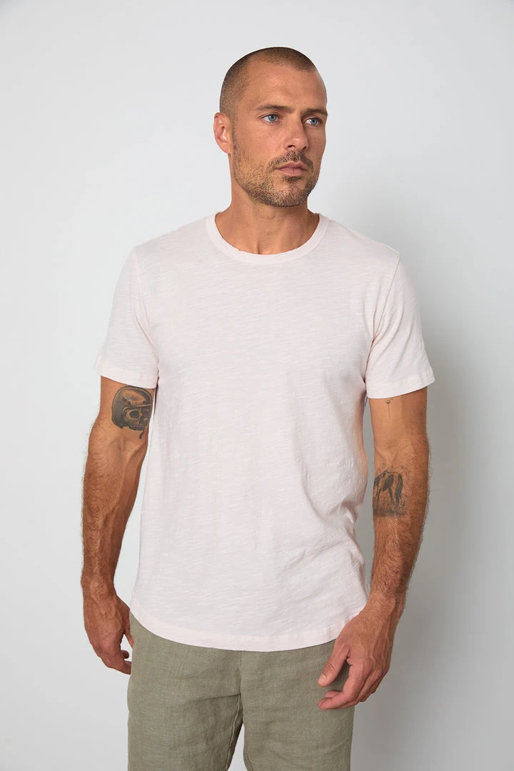 Velvet By Graham & Spencer Mens AMARO CREW NECK SLUB TEE 18 Velvet By Graham & Spencer Mens AMARO CREW NECK SLUB TEE