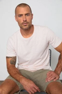 Velvet By Graham & Spencer Mens AMARO CREW NECK SLUB TEE 74 Velvet By Graham & Spencer Mens AMARO CREW NECK SLUB TEE