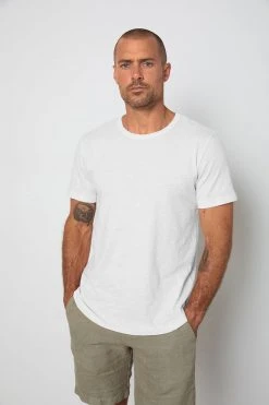 Velvet By Graham & Spencer Mens AMARO CREW NECK SLUB TEE 86 Velvet By Graham & Spencer Mens AMARO CREW NECK SLUB TEE