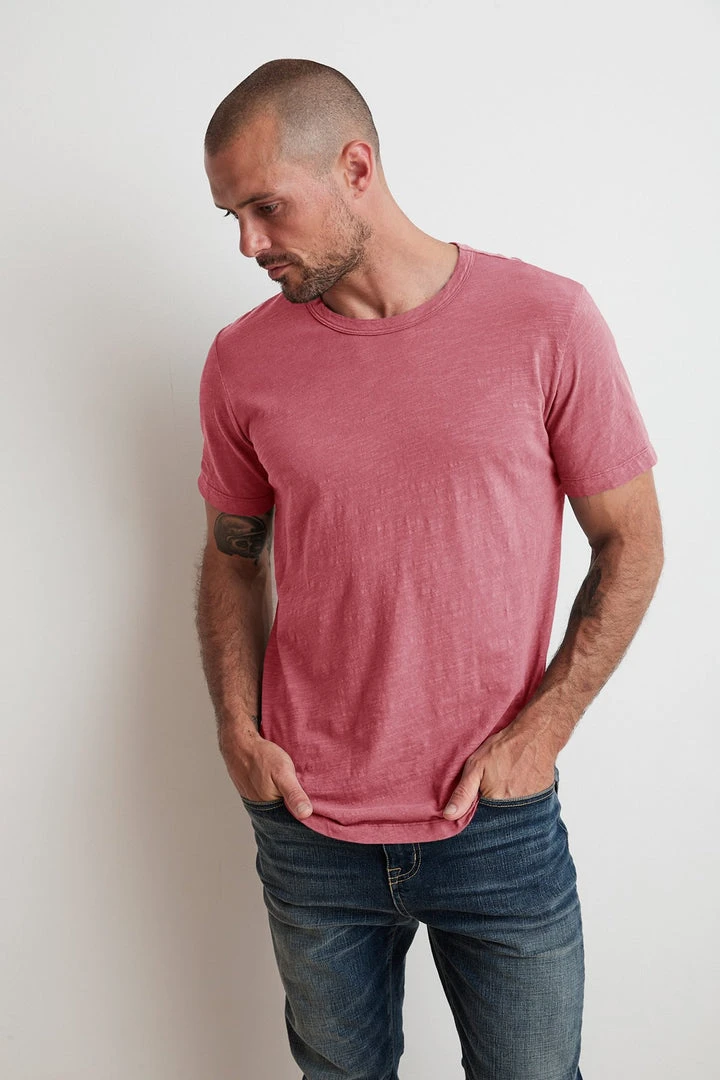 Velvet By Graham & Spencer Mens AMARO CREW NECK SLUB TEE 11 Velvet By Graham & Spencer Mens AMARO CREW NECK SLUB TEE