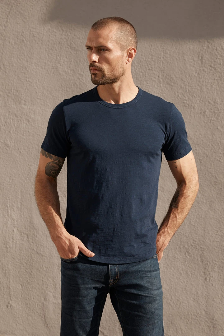 Velvet By Graham & Spencer Mens AMARO CREW NECK SLUB TEE 47 Velvet By Graham & Spencer Mens AMARO CREW NECK SLUB TEE