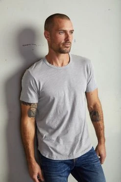 Velvet By Graham & Spencer Mens AMARO CREW NECK SLUB TEE 37 Velvet By Graham & Spencer Mens AMARO CREW NECK SLUB TEE