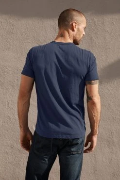 Velvet By Graham & Spencer Mens AMARO CREW NECK SLUB TEE 34 Velvet By Graham & Spencer Mens AMARO CREW NECK SLUB TEE