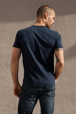 Velvet By Graham & Spencer Mens AMARO CREW NECK SLUB TEE 105 Velvet By Graham & Spencer Mens AMARO CREW NECK SLUB TEE