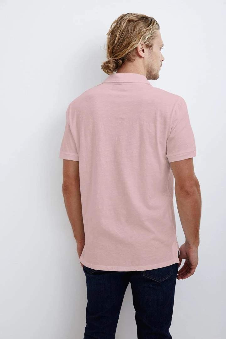 Velvet By Graham & Spencer Mens RANDALL COTTON SLUB POLO 17 Velvet By Graham & Spencer Mens RANDALL COTTON SLUB POLO