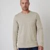 Velvet By Graham & Spencer SIMEON RAW EDGE COTTON SLUB TEE 2 Velvet By Graham & Spencer SIMEON RAW EDGE COTTON SLUB TEE