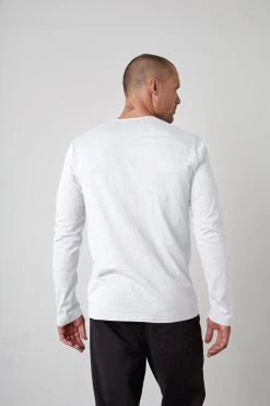 Velvet By Graham & Spencer Mens SIMEON RAW EDGE COTTON SLUB TEE 21 Velvet By Graham & Spencer Mens SIMEON RAW EDGE COTTON SLUB TEE