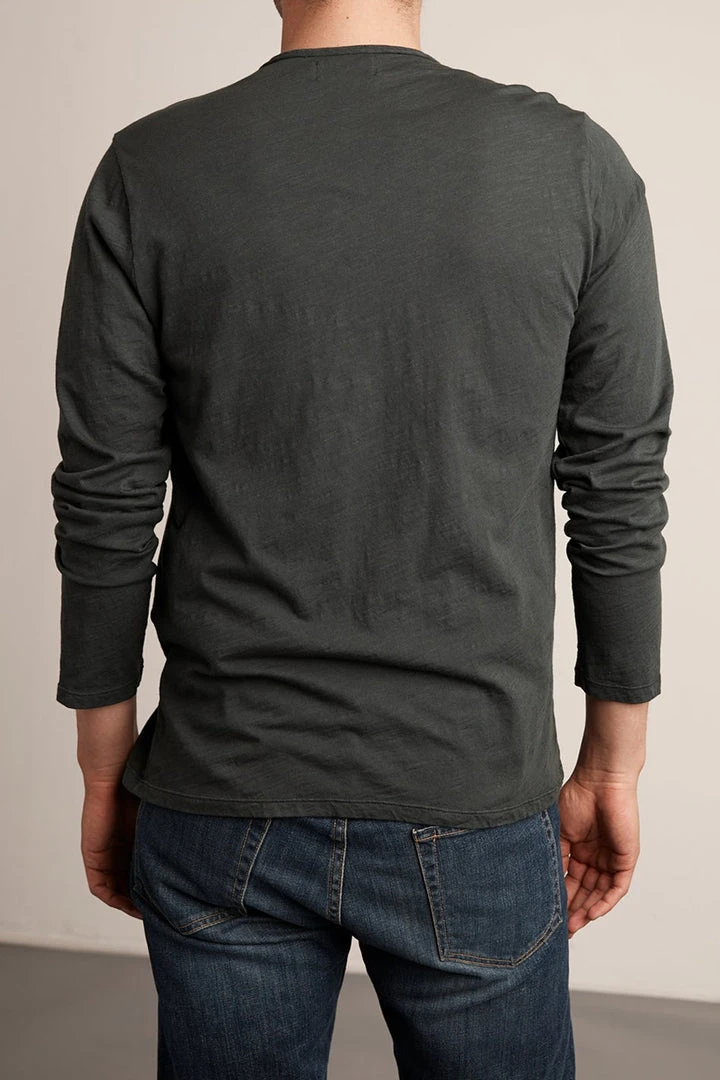 Velvet By Graham & Spencer SIMEON RAW EDGE COTTON SLUB TEE 26 Velvet By Graham & Spencer SIMEON RAW EDGE COTTON SLUB TEE