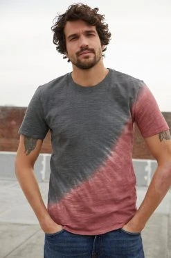 Velvet By Graham & Spencer Mens FABIAN SLUB TIE DYE TEE 17 Velvet By Graham & Spencer Mens FABIAN SLUB TIE DYE TEE