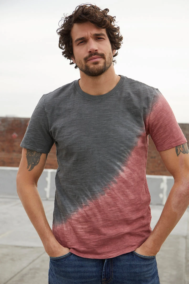 Velvet By Graham & Spencer Mens FABIAN SLUB TIE DYE TEE 8 Velvet By Graham & Spencer Mens FABIAN SLUB TIE DYE TEE