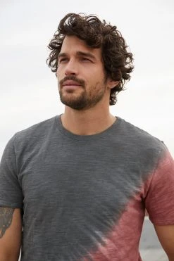 Velvet By Graham & Spencer Mens FABIAN SLUB TIE DYE TEE 21 Velvet By Graham & Spencer Mens FABIAN SLUB TIE DYE TEE