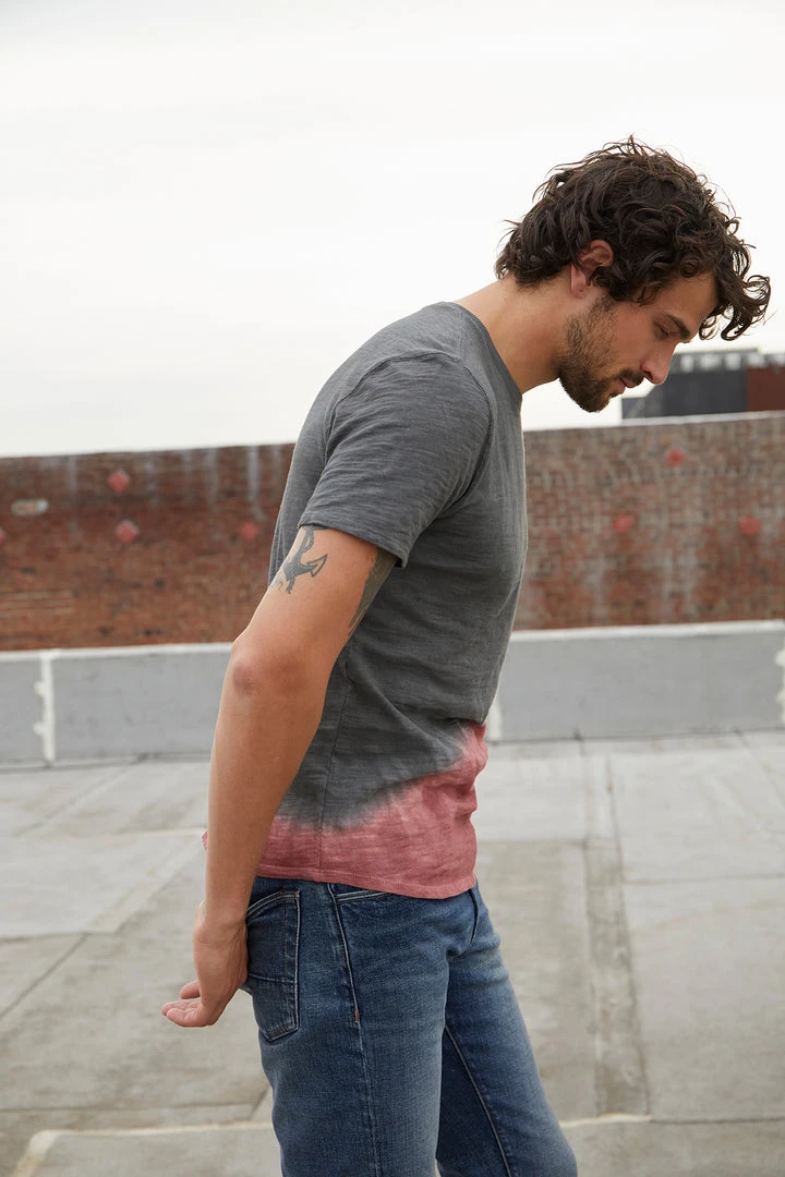 Velvet By Graham & Spencer Mens FABIAN SLUB TIE DYE TEE 10 Velvet By Graham & Spencer Mens FABIAN SLUB TIE DYE TEE
