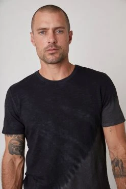 Velvet By Graham & Spencer Mens FABIAN SLUB TIE DYE TEE