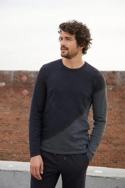 Velvet By Graham & Spencer JOHANN SLUB TIE DYE TEE Mens