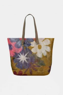 SMALL FLORAL PRINT MESH TOTE BY EPICE Womens
