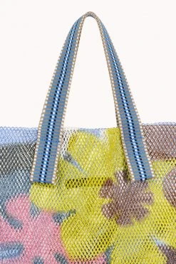 SMALL FLORAL PRINT MESH TOTE BY EPICE Womens