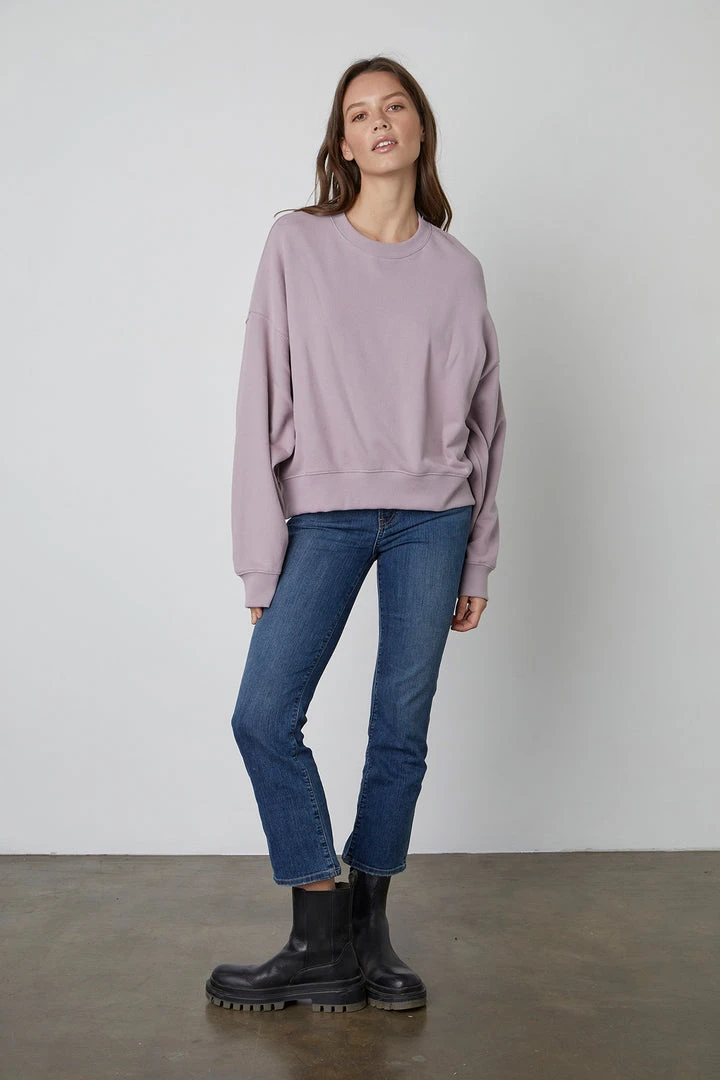 Velvet By Graham & Spencer Womens AIMEE OVERSIZED SWEATSHIRT 5 Velvet By Graham & Spencer Womens AIMEE OVERSIZED SWEATSHIRT