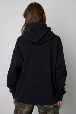 Velvet By Graham & Spencer ORA FUNNEL NECK HOODIE Womens