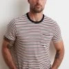 Velvet By Graham & Spencer ARCHIE STRIPED POCKET TEE Mens 1 Velvet By Graham & Spencer ARCHIE STRIPED POCKET TEE Mens